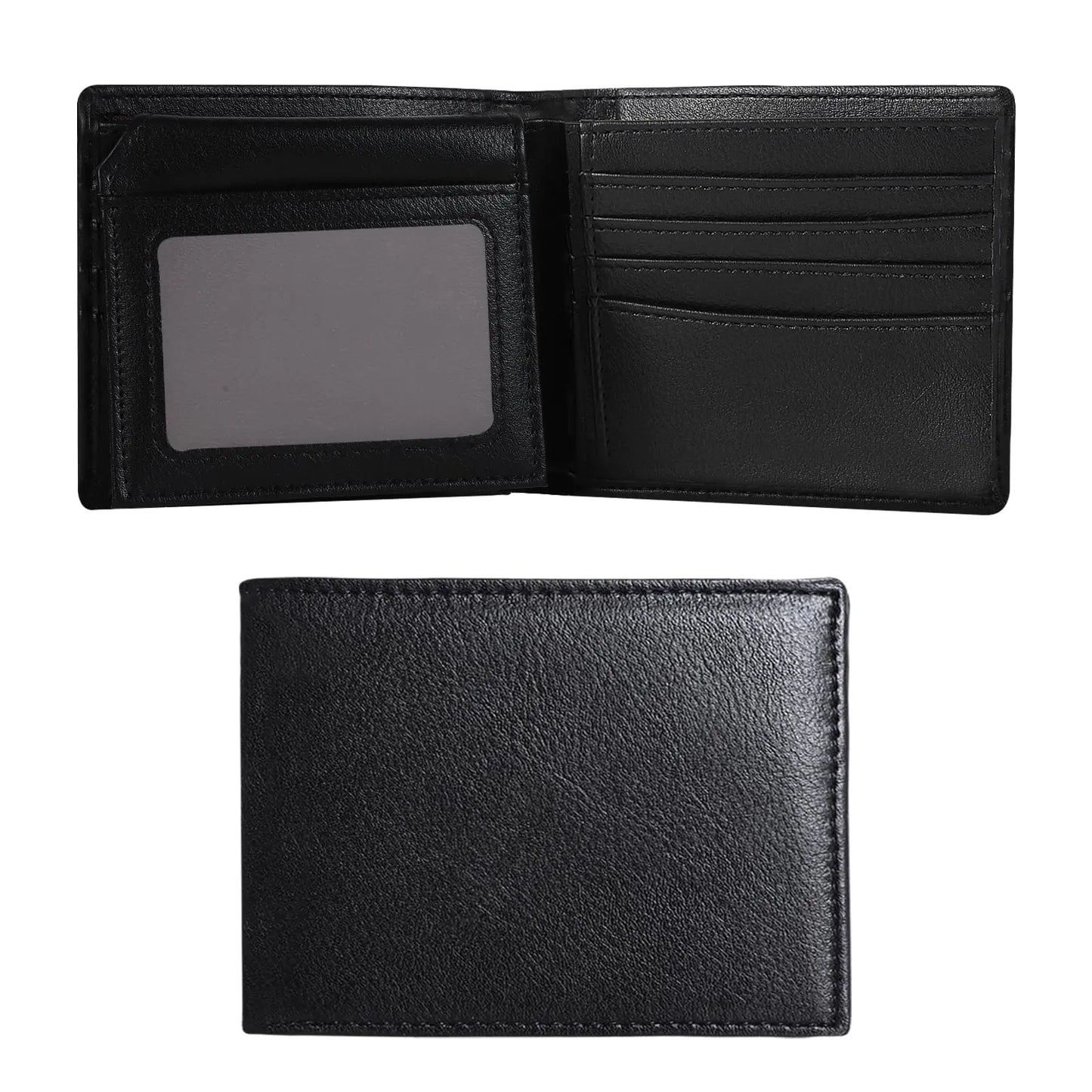 Slim Bifold Wallet with RFID Protection