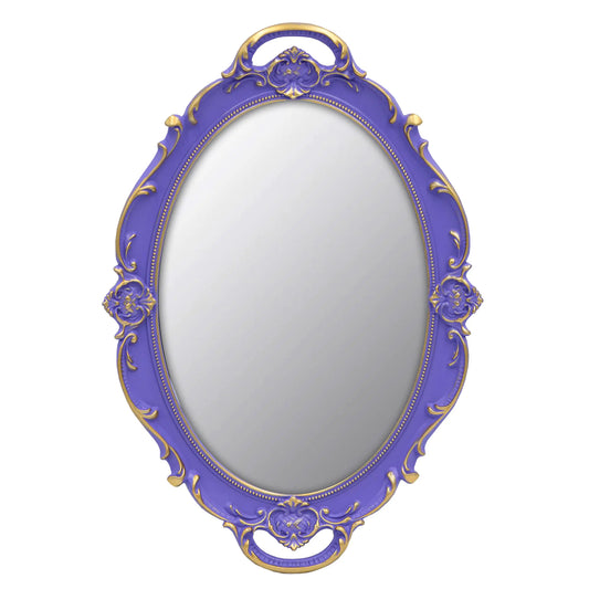 Vintage Hanging Mirror 14.5 x 10 Oval