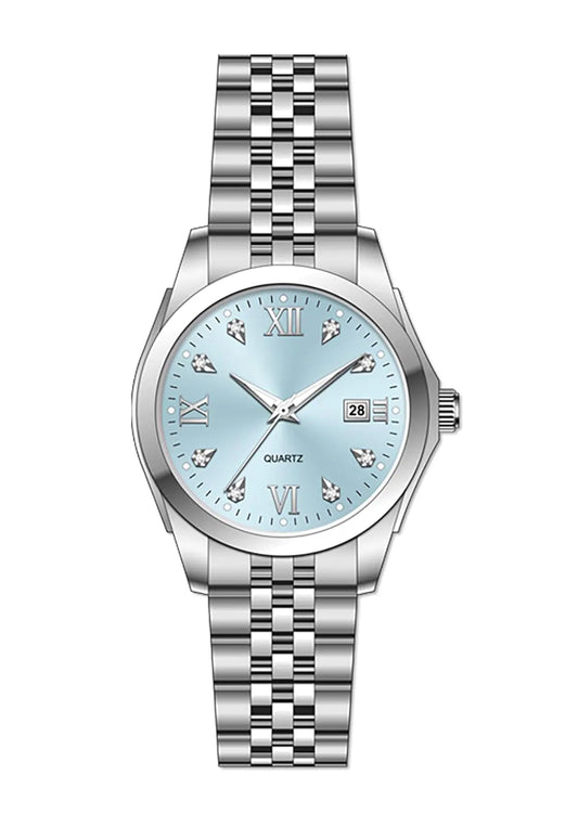 Women's Stainless Steel Bracelet Quartz Watch