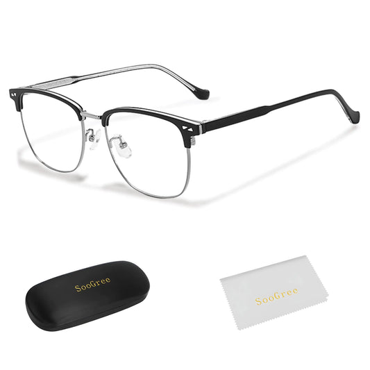 Blue Light Blocking Half Frame Glasses