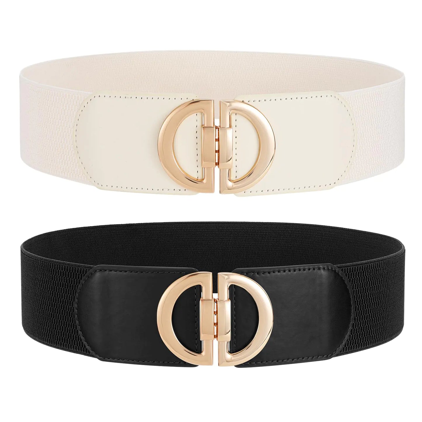 Wide Stretch Waist Belt for Women