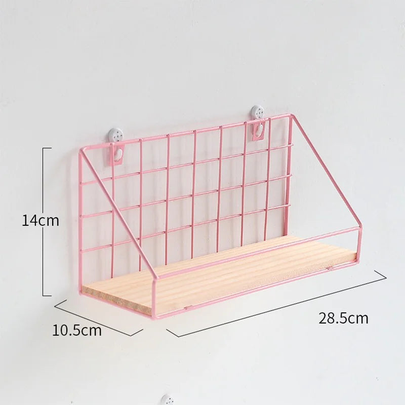 Iron Wall Shelf Organizer