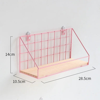 Iron Wall Shelf Organizer