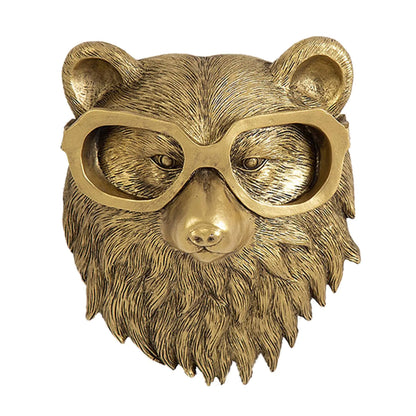 Faux Animal Head Wall Decor