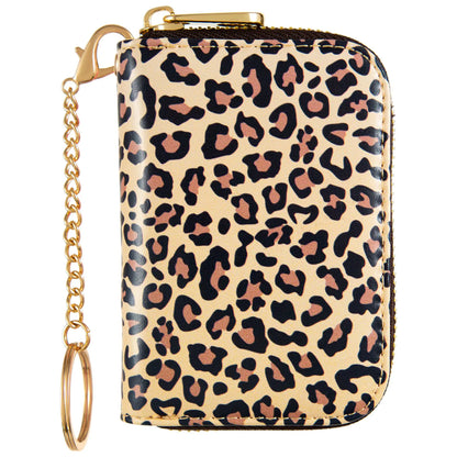 Slim Zipper Card Wallet for Women