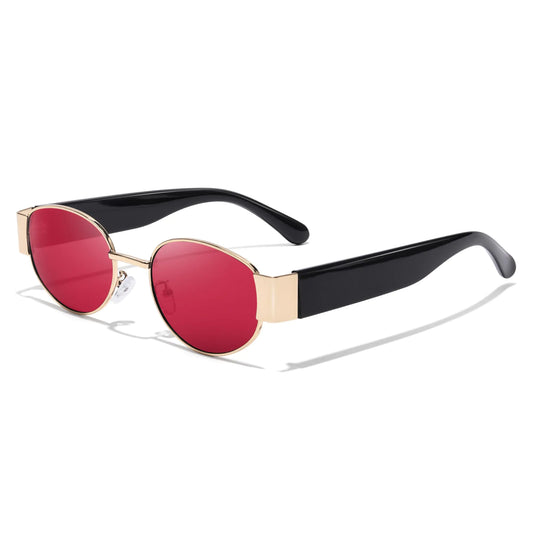 90s Retro Oval Sunglasses for Women