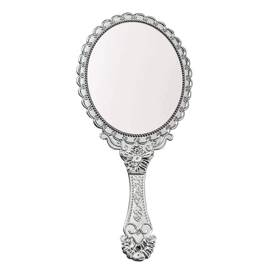 Vintage Handheld Compact Makeup Mirror