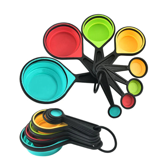 Collapsible Silicone Measuring Cups & Spoons