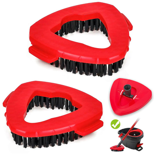 Spin Scrub Brush Mop Head – 2 Pack