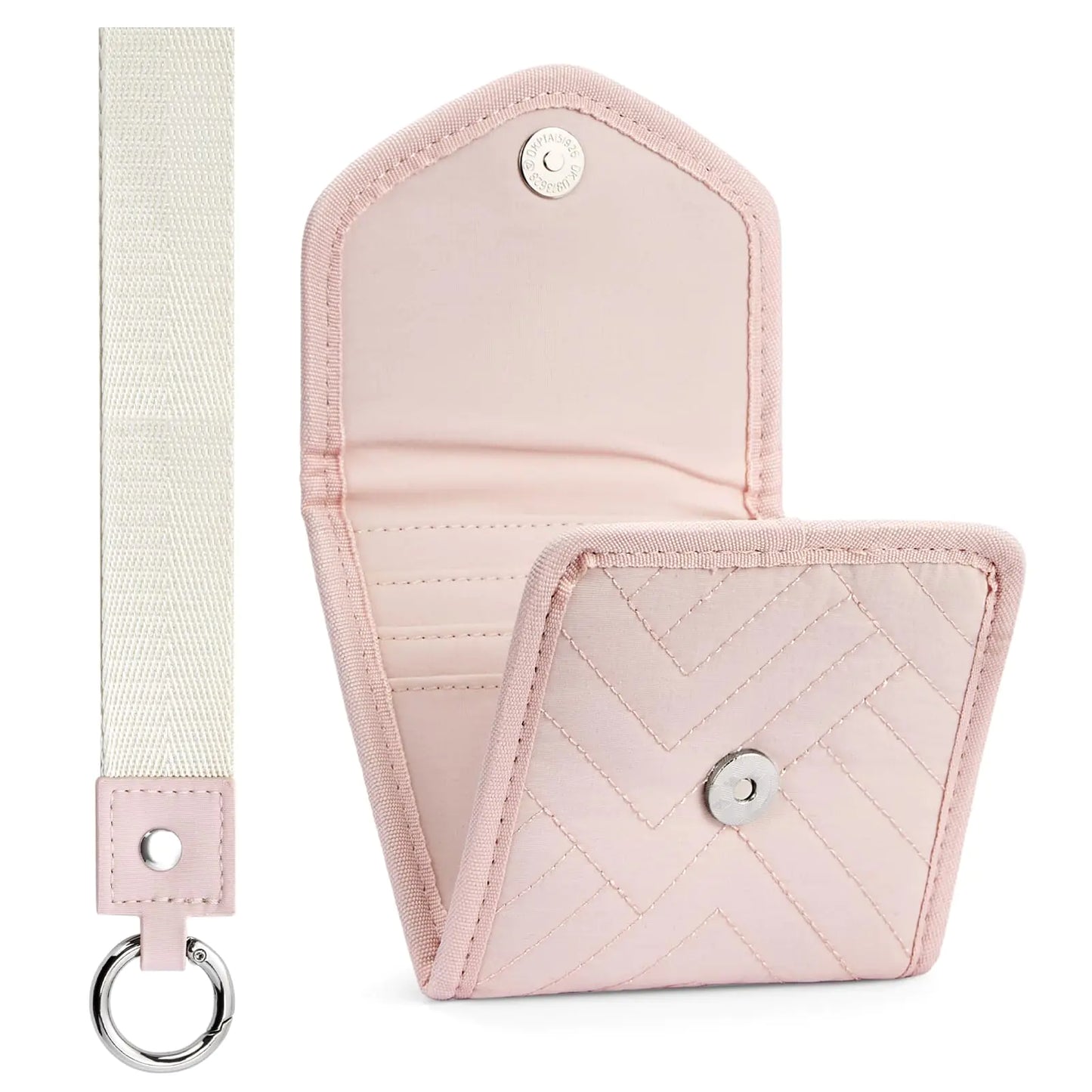 RFID Slim Trifold Wallet with Keychain