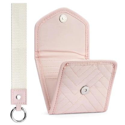 RFID Slim Trifold Wallet with Keychain