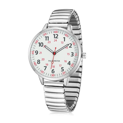 Women's Easy Reader Watch with Stretch Band