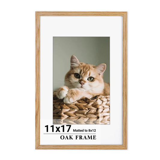 Natural Oak 11x17 Picture Frame
