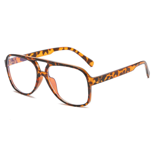 Aviator Clear Lens Square Eyeglasses