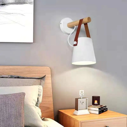 Macaron Table & Wooden Wall Lamp