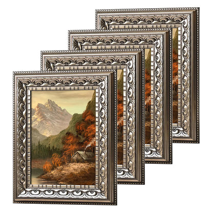Vintage Ornate Picture Frames – 4 Pack