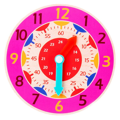 Wooden Cognitive Clock Puzzle