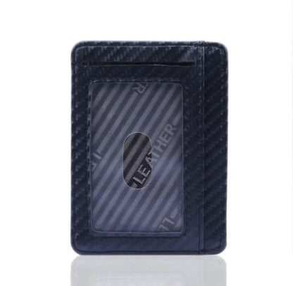 Slim Carbon Fiber RFID Wallet for Men