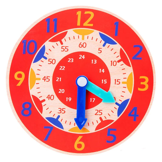 Wooden Cognitive Clock Puzzle