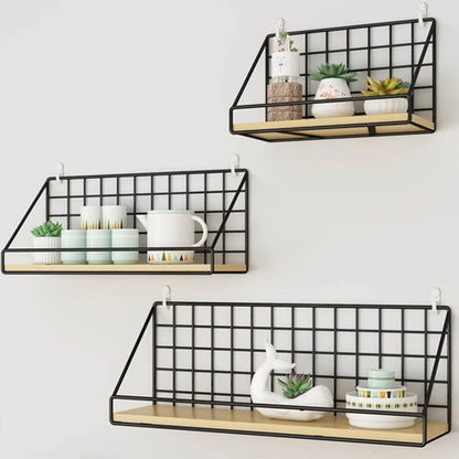 Iron Wall Shelf Organizer