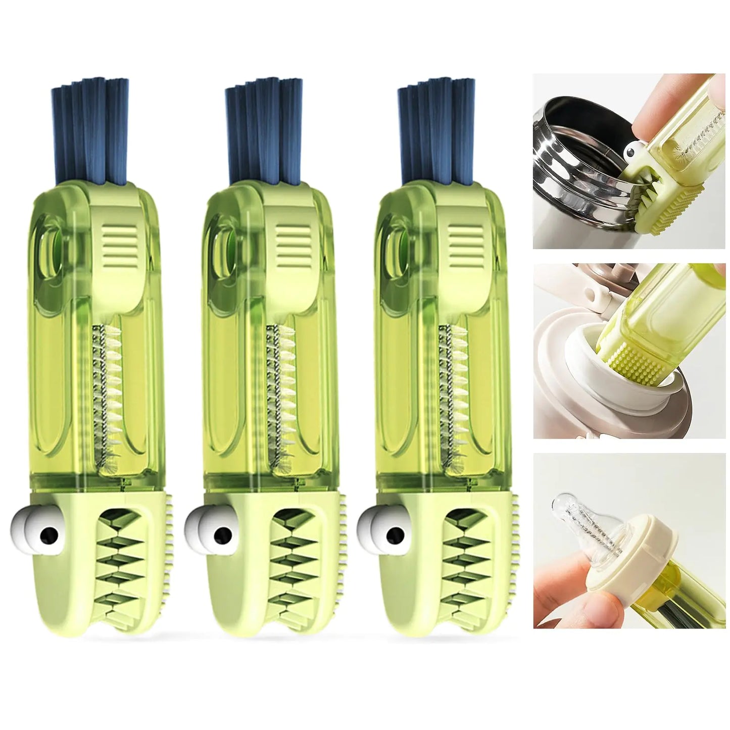Cup Lid & Bottle Cleaning Brush Set