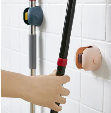 Mop Holder and Hook Cleaning Tool