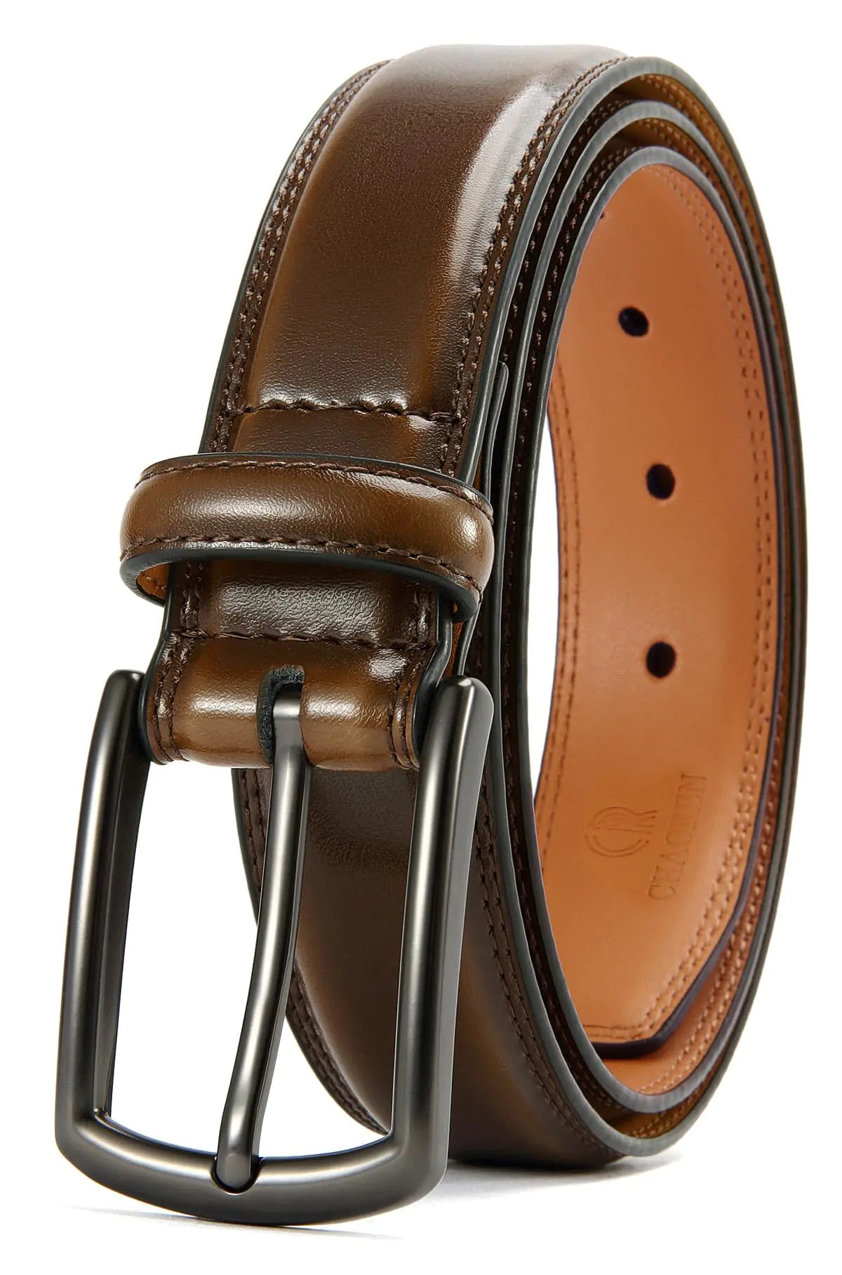 Leather Dress Belt for Men