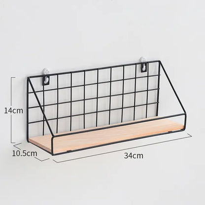 Iron Wall Shelf Organizer